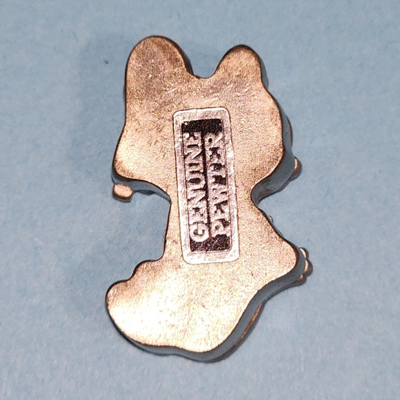 Mickey Mouse Playing Tennis Pewter Pin, Earrings, & Necklace Set, 1970's Disney - Picture 2 of 6